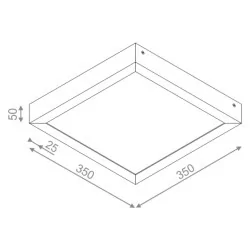 AQFORM BLOS mini LED hermetic surface 44591