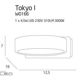 MAXlight Tokyo W0167, W0166 kinkiet LED