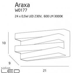 MAXlight Araxa  W0177, W0178 LED white black-gold