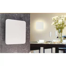 Kobi WENGE gypsum lamp square wall