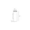 Kobi RIZZO gypsum lamp ROUND wall