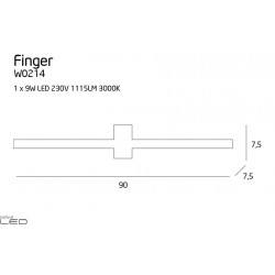 MAXlight Finger kinkiet LED W0214