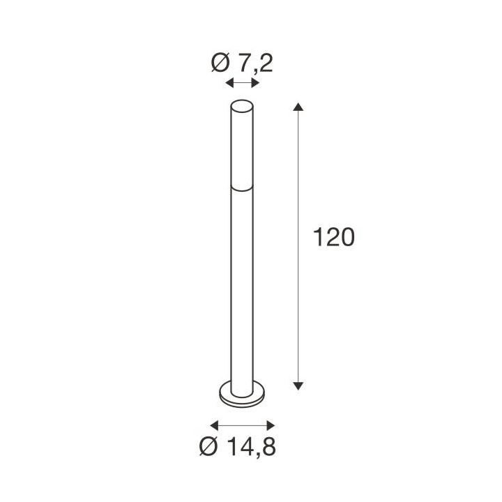 SLV Aponi outdoor lamp LED 8W