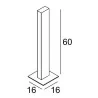 SLV H-Pol Double LED 30cm lub 60cm