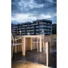 SLV H-Pol Single outdoor lamp with LED in two sizes 30cm or 60cm