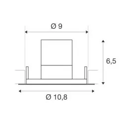 SLV Kini ruchoma IP65 1000833 12W LED