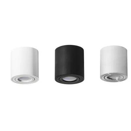 Kobi OH36 mounted lamp with slot for GU10 white black aluminium Kobi OH36 mounted lamp with slot for GU10 white black aluminium