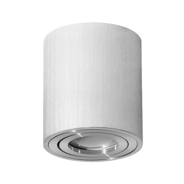 Kobi OH36 mounted lamp with slot for GU10 white black aluminium