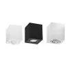 Kobi OH37 square white black alu with slot for GU10