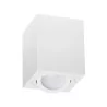 Kobi OH37 square white black alu with slot for GU10