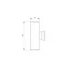 Kobi Quazar 3 wall light for outside IP44