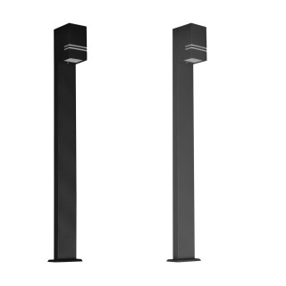 Kobi Quazar 11 wall light for outside IP44 black or grey