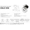 Kobi OSLO LED 10W, 14W wpuszczana biała