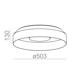 AQform MAXI RING dot LED 230V surface