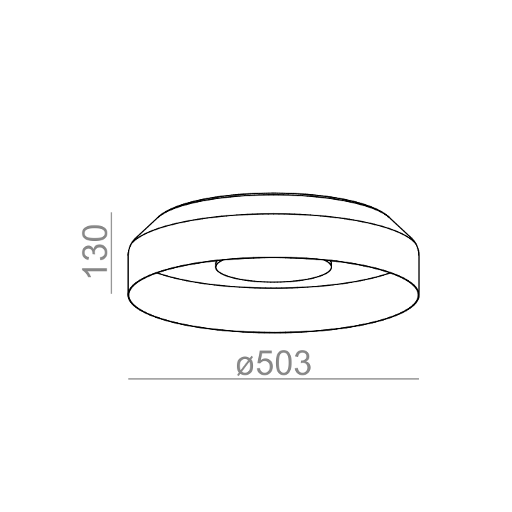 AQFORM MAXI RING dot LED natynkowy 47027 50cm