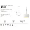 KOBI CASA pendant lamp gypsum 1xGU10