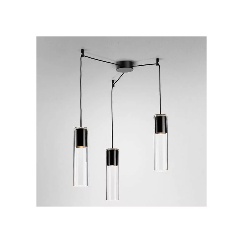 AQFORM MODERN GLASS Tube TP GU10 spider suspended