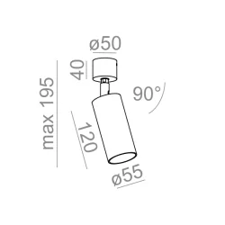 AQFORM PET 230V spot 10045 surface