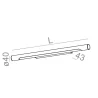 AQFORM Thin Tube LED kinkiet 68cm-152cm