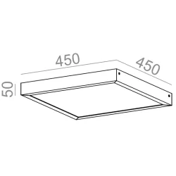 AQFORM BLOS LED hermetic surface 44611