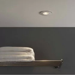 Astro OBSCURA ROUND polished chrome LED ceiling luminaire