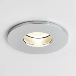 Astro OBSCURA ROUND white/polished chrome LED ceiling luminaire