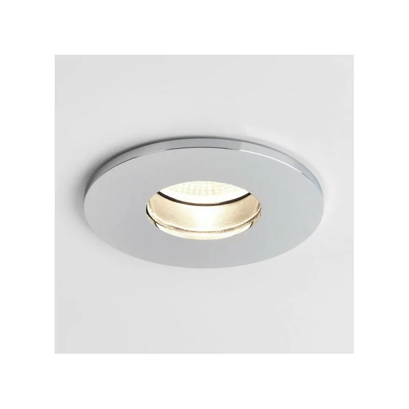 Astro OBSCURA ROUND polished chrome LED ceiling luminaire