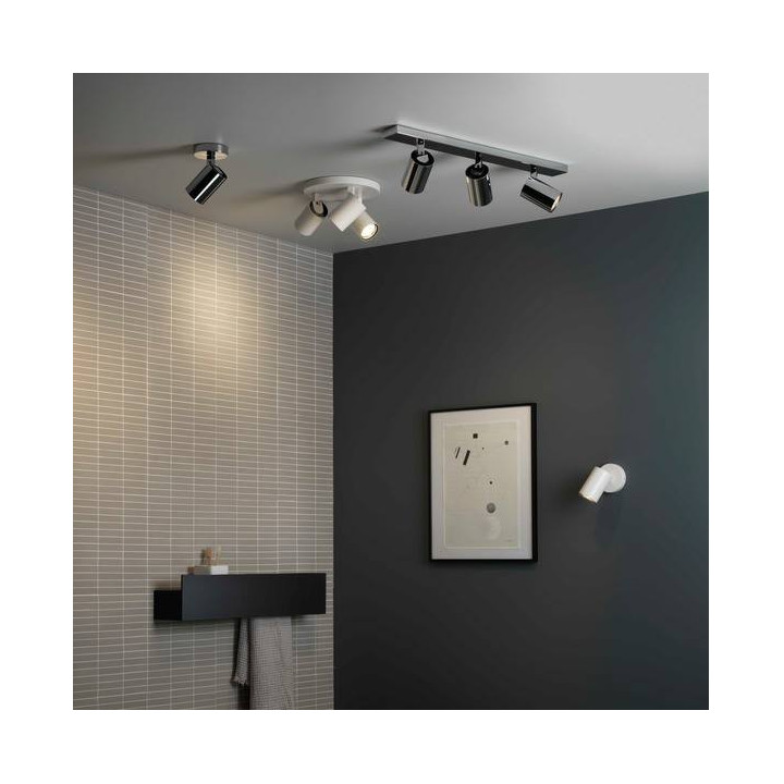 ASTRO AQUA Single bathroom spotlight colors polished chrome/white