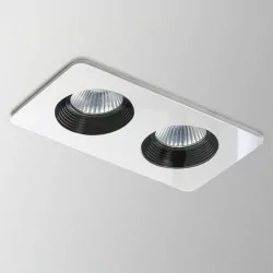 ASTRO ceiling luminaire Vetro Twin 5748 2x 6W IP65