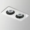 ASTRO ceiling luminaire Vetro Twin 5748 2x 6W IP65