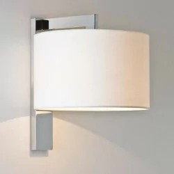 ASTRO RAVELLO WALL is a wall lamp with a cylinder-shaped lampshade