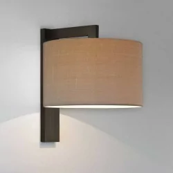 ASTRO RAVELLO WALL is a wall lamp with a cylinder-shaped lampshade