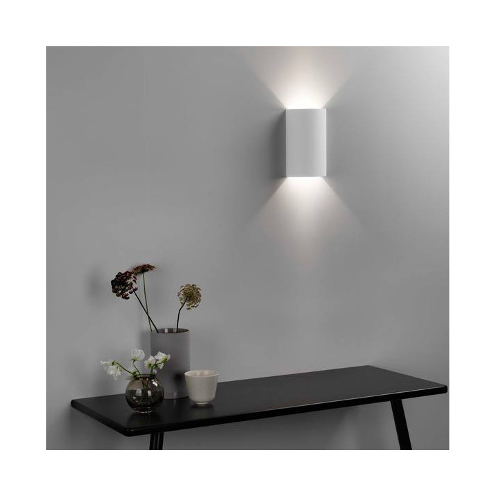 Astro Serifos 220 WALL LAMP made of plaster, tube shape, power 2 x 6W