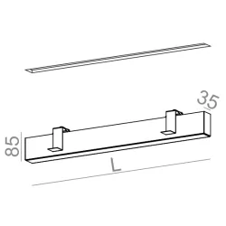 AQFORM RAFTER LED recessed