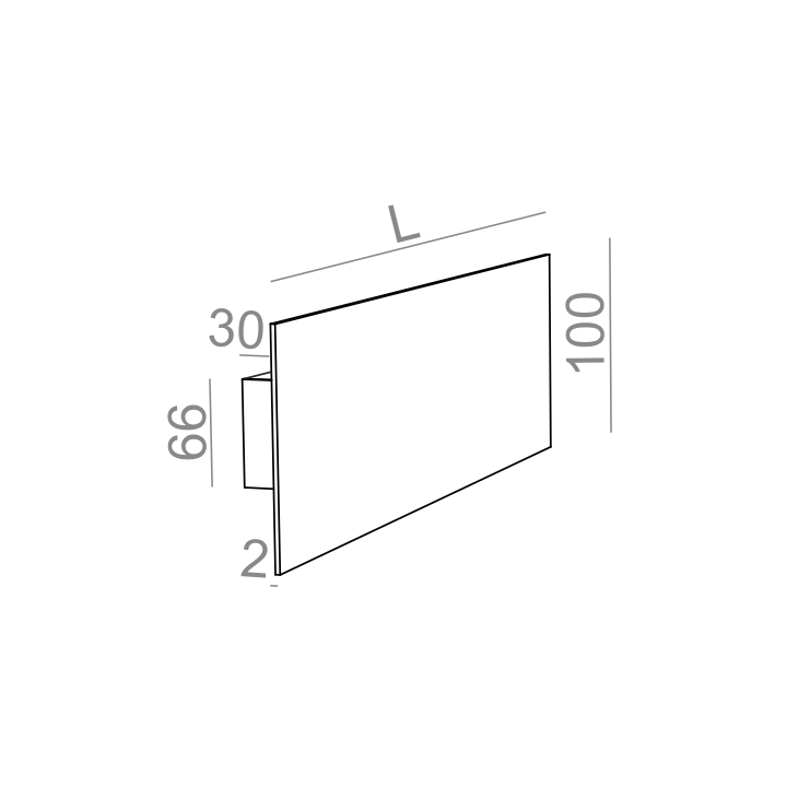 AQFORM Smart Panel GL square LED wall 26330, 26331
