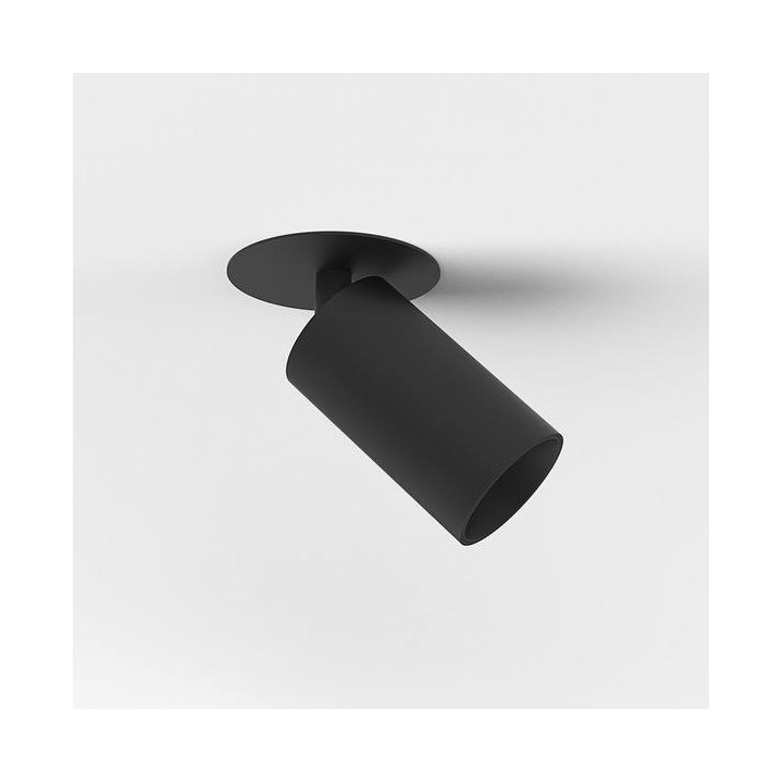 ASTRO CAN 50 Recessed white or black round ceiling spotlight