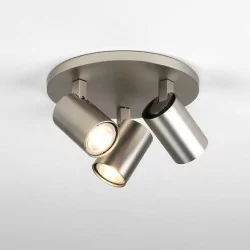 ASTRO ASCOLI Triple Round white, brown, nickel