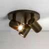 ASTRO ASCOLI Triple Round white, brown, nickel