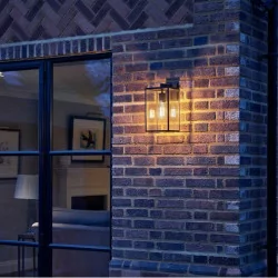 ASTRO BOX Lantern 350 is an external wall lamp in the shape of a cube