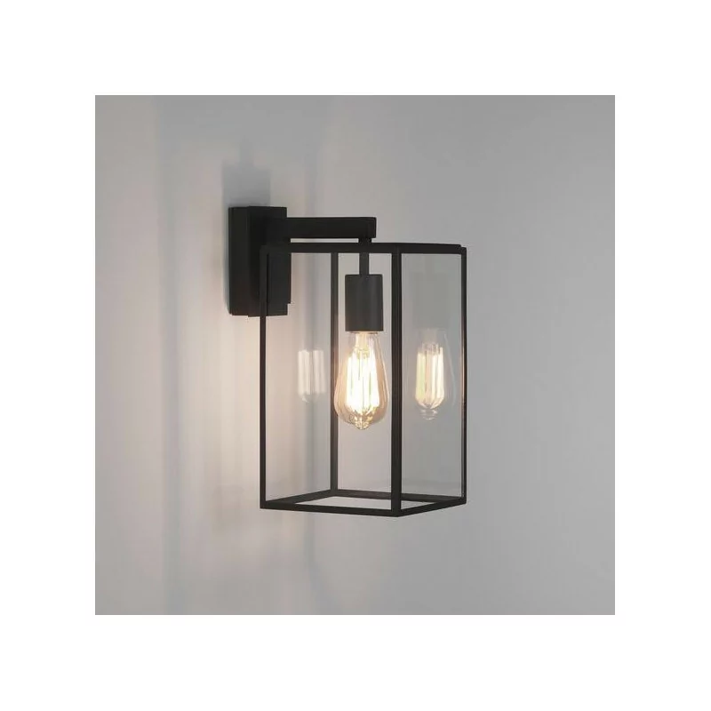 ASTRO BOX Lantern 350 is an external wall lamp in the shape of a cube