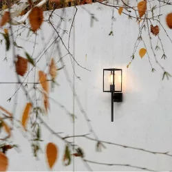 ASTRO COACH 130 is an outdoor wall lamp stylized to look old