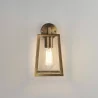 ASTRO Calvi 215 external sconce black, brass