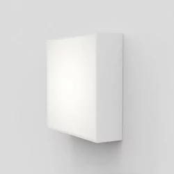 ASTRO KEA Square 240 biała/czarna kwadratowa zewnętrzna lampa ścienna