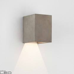 ASTRO Oslo 120 is a concrete outdoor LED wall lamp, light color 3000K