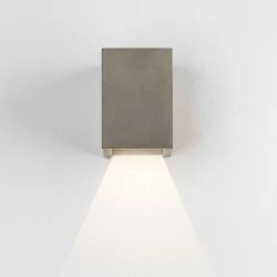 ASTRO Oslo 120 is a concrete outdoor LED wall lamp, light color 3000K