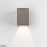 ASTRO Oslo 120 is a concrete outdoor LED wall lamp, light color 3000K