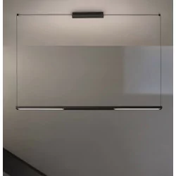 STILNOVO TABLET 8450, 8451 lampa wisząca LED 42W biała, czarna 136cm