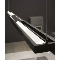 STILNOVO TABLET 8450, 8451 lampa wisząca LED 42W biała, czarna 136cm