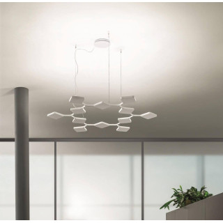 STILNOVO Quad 8112, 8113 pendant lamp LED 91W 3000K, CRI90, DALI-Push