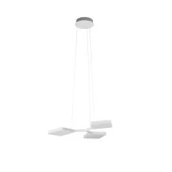 MA&DE QUAD P3 8116, 8117 pendant white, black LED 42W